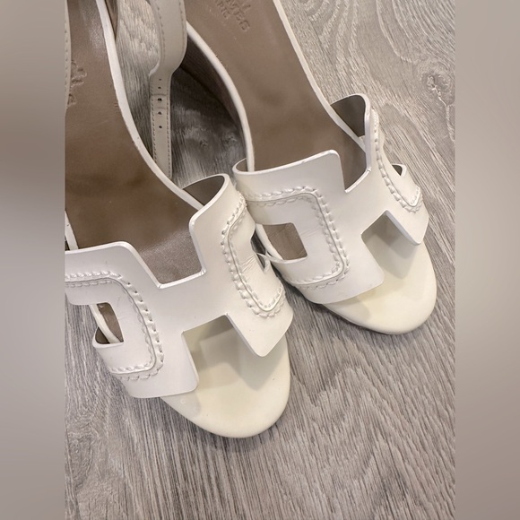 Hermes Legend Leather Sandals/Wedges - Picture 4 of 10